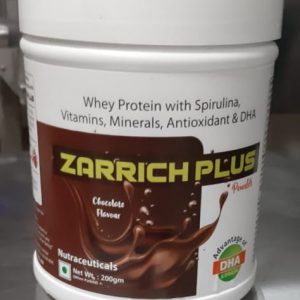 Zarrich – Sugar Free Whey Protein With Jamun Extract, Vitamins, Milerals & Karela Extract